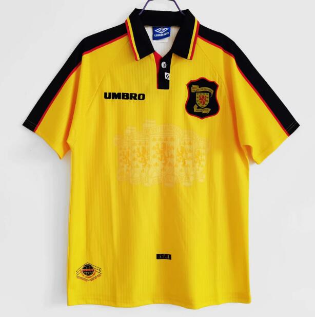 1986-88 Scotland Retro Away Kit Soccer Jersey